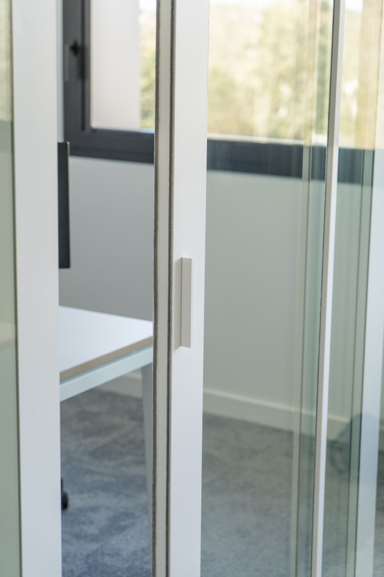 Porte intérieur vitrée